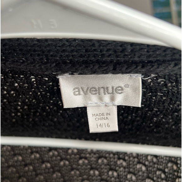 Avenue Open Front Cardigan Size 14/16 - Picture 4 of 5